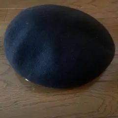 Chapeaud'O ブラック ウール ベレー帽 57.5cmのサムネイル