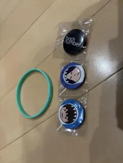 back number 缶バッジ ラバーバンド シールセット
