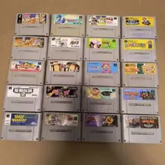 スーパーファミコンソフト　20本まとめ売り　人気ソフト多数