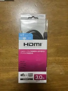 ELECOM HDMIケーブル 3m ミニコネクタ