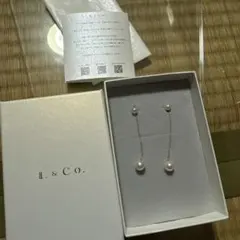 L & Co. パール チェーンピアス 両耳用のサムネイル
