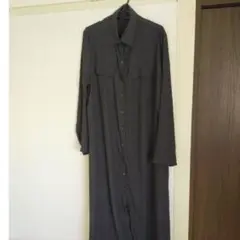 ロング　シースルー　シャツ　ワンピ