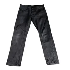 DIESEL ブラックデニム 正規品　ストレート　ジーンズ W32 L34