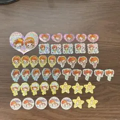 フレークシール 45枚 平成 女児 女の子 当時もの 平成レトロ キャラクター