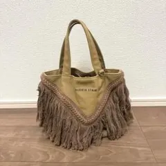 ALEXIA STAM フリンジ キャンバス トートバッグのサムネイル