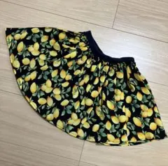 レモン柄 スカート♡120のサムネイル