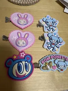 ナルミヤキャラクターズ 前髪クリップ 6個セット