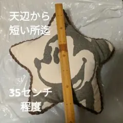ミッキー星型クッション