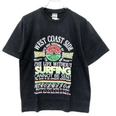 00’s 平成 サーフ タグ付き新品未使用 ラスタカラーグラフィック Tシャツ