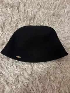 JEANASIS 黒 ウールバケットハット