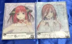 一番くじ 五等分の花嫁 中野二乃 中野三玖 アクリルボード