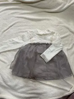 長袖 チュニック 90 ベージュ 白 まとめ売り ベビー キッズ トップス