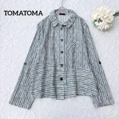 コットンハウスアヤ ウールブラウス ジャケット カーディガン 花柄 