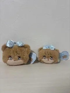 mikkoillustrations ぬいぐるみポーチ もふもふミラーマスコット