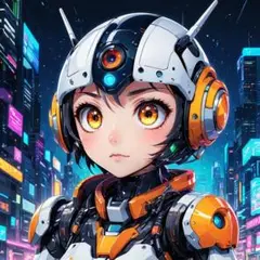 ★防水ステッカー★ロボット★250929_03