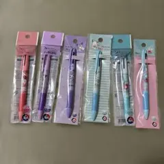 サンリオ3色ボールペン6点セット