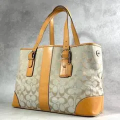 Coach Signature Tote Bag Shoulder Bag
