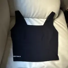 ブラック スクエアネック タンクトップ＋レギンス2点セットお買い得