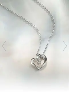 canal 4℃ シルバー ハート型 ネックレス
