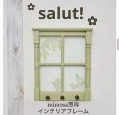 【レア希少】ꕥ新品未開封ꕥsalut!サリュmimosa窓枠インテリアフレーム