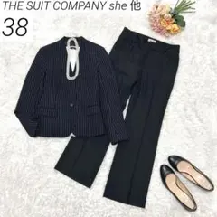 ✨タグ付き✨ザスーツカンパニー SHE パンツスーツ セットアップ ストライプ 2025年最新】the suit company sheの人気アイテム - メルカリ