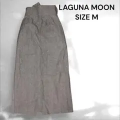 LAGUNA MOON グレー タイトスカート Mリボン付きのサムネイル