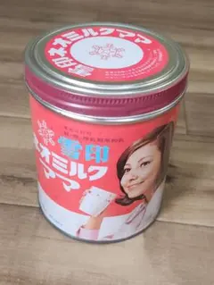 昭和 레트로 雪印 ネオミルクママ 空き缶 ヴィンテージ