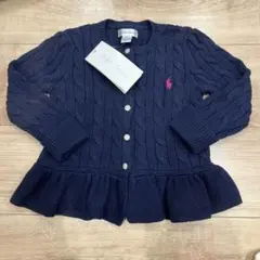 Ralph Lauren ネイビー カーディガン 24M