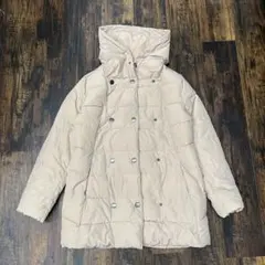 ケ*イ様 FOREVER21 古着 中綿 コートベージュ ダウンジャケット