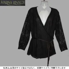 m23899・新品・LL★マリナリナルディ★チュニックカシュクール透かしレースのサムネイル