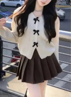 グレイル リボンニットトップス ac2322 ニット