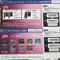 グロー・ヒーロー・プラス割引券セット