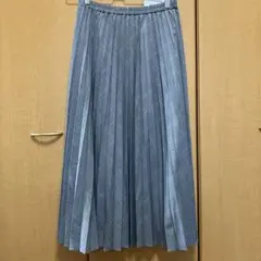 ユニクロ　ロングスカート　プリーツスカート　 Lサイズ