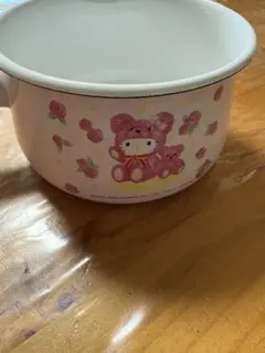キティちゃんミルク鍋 楽天市場】ハローキティ ホーローミルクパン