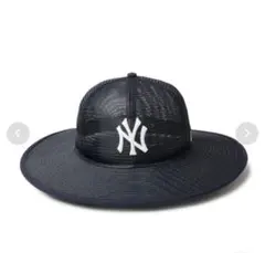 NEW ERA ヤンキース　ロングブリムメッシュハット