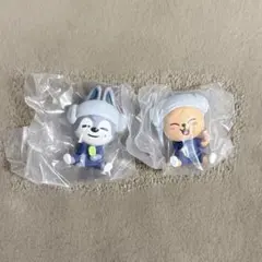 スキズ　SKZOO　サウナフィギュア　ガチャガチャ　パピーム　ウルフチャン