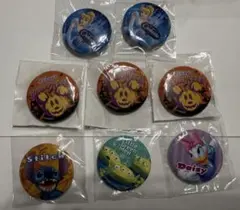 ディズニーキャラクター 缶バッジ 8個セット