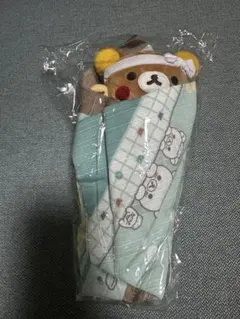 草津 りらっくまの湯 ぬいぐるみ ハンカチ 花束風母の日ラッピング リラックマのサムネイル