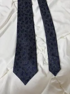 シャルベCharvetフラワー花柄ジャガードシルクビジネスレジメンネクタイ紺赤 シャルベCharvetフラワー花柄ジャガードシルクビジネスレジメン