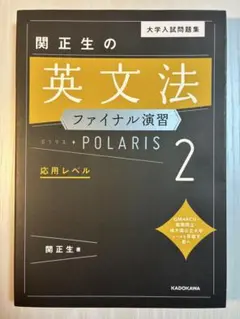 関正生の英文法ポラリス ファイナル演習 2 応用レベル