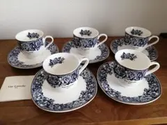 Guy Laroche Paris ギラロッシュ コーヒーカップ＆ソーサー 5客