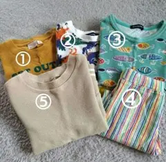 100サイズ/ムージョンジョン/プティマイン/Tシャツパンツ