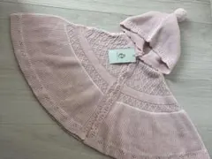 Combi mini ベビーポンチョ ピンク 60-80