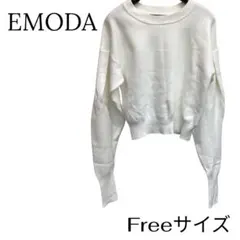 EMODA ニット ホワイト Freeサイズのサムネイル