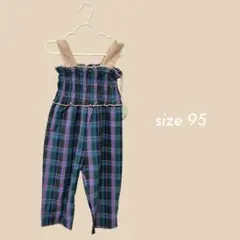 tete a tete チェック柄サロペット