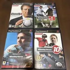 ワールドサッカーウイニングイレブン10ほかウイイレ4本セット