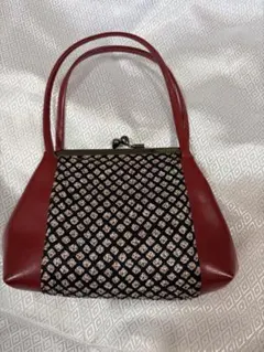 和装用ミニがま口バッグ 和柄　未使用品