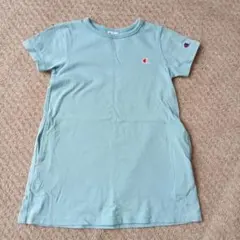 Champion 水色 半袖ワンピース110cm