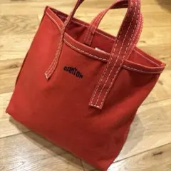 【DANTON】✳︎かわいいキャンバス ミニトートバッグ✳︎刺繍ロゴ