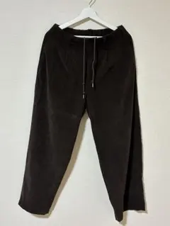 BEAMS HEART ダークブラウン ワイドパンツ